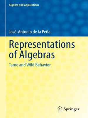 cover image of Representations of Algebras